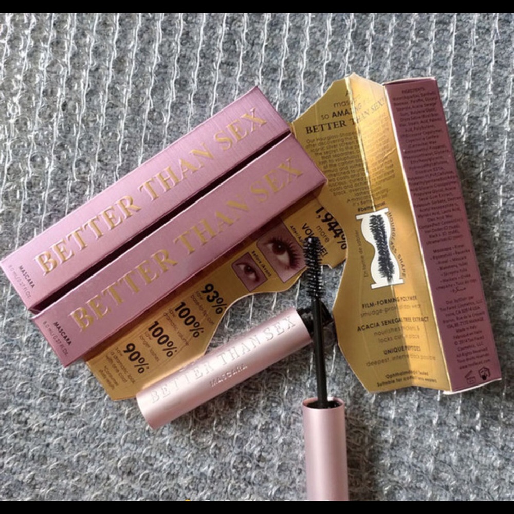 MASCARA BETTER THAN SEX TOO FACED 8 ML BLACK thick